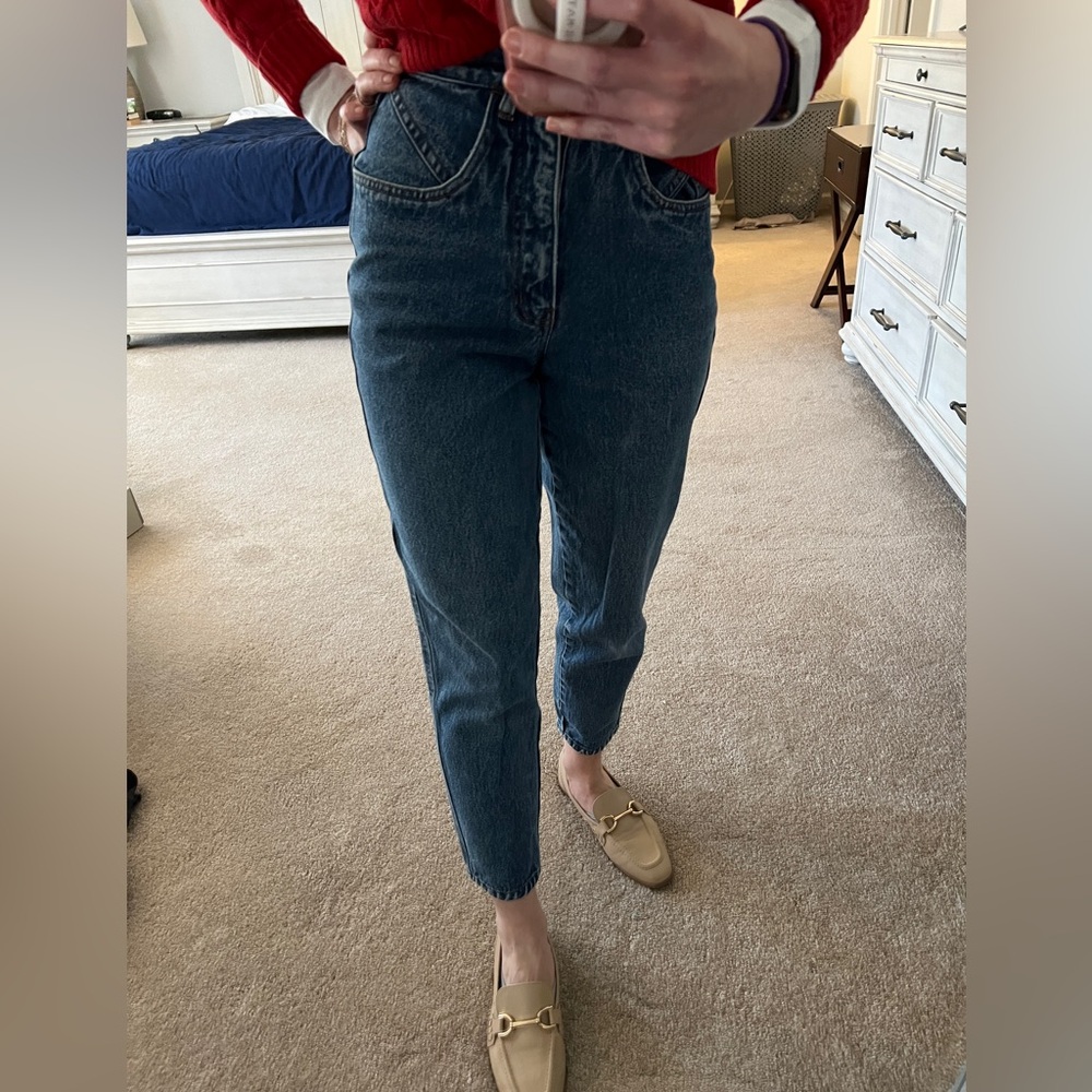 Bill Blass 100% Cotton Women's Vintage Blue Jeans Size 0/2 Petite